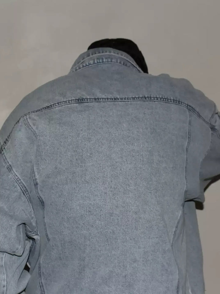 Vintage Washed Multi-Pocket Denim Jacket ST5157