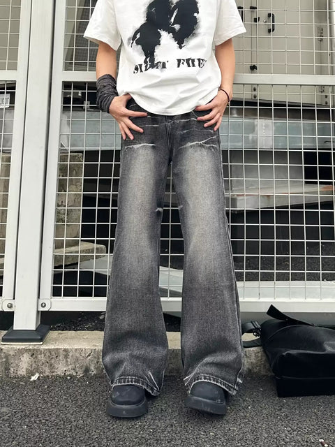 VINTAGE LIGHTNING STRAIGHT FLARE JEANS ST5151