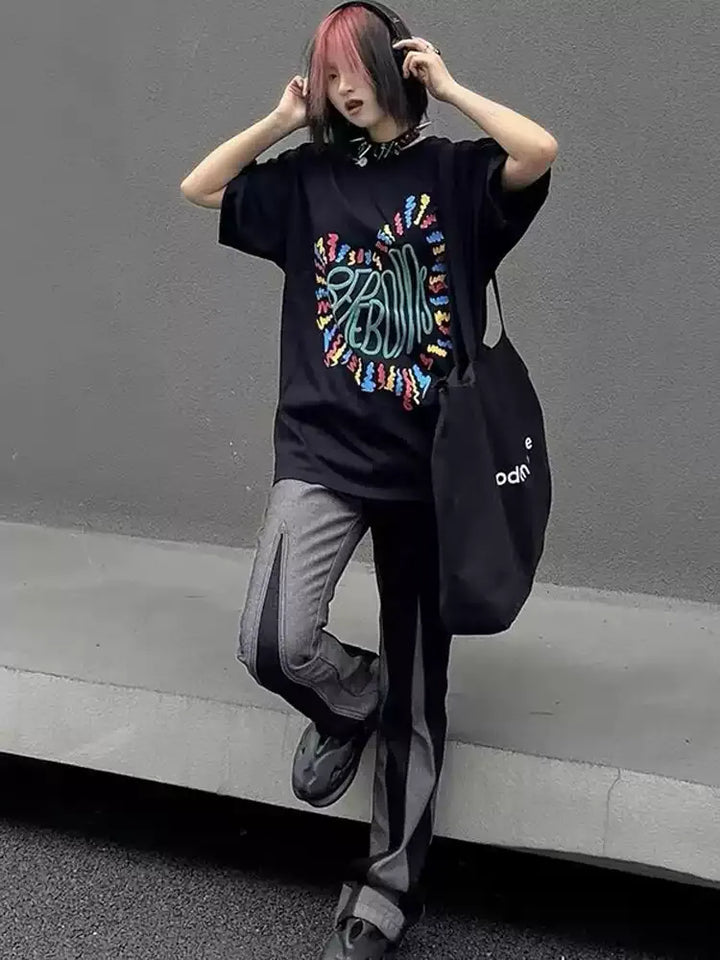 PANELLED VINTAGE JEANS ST5213