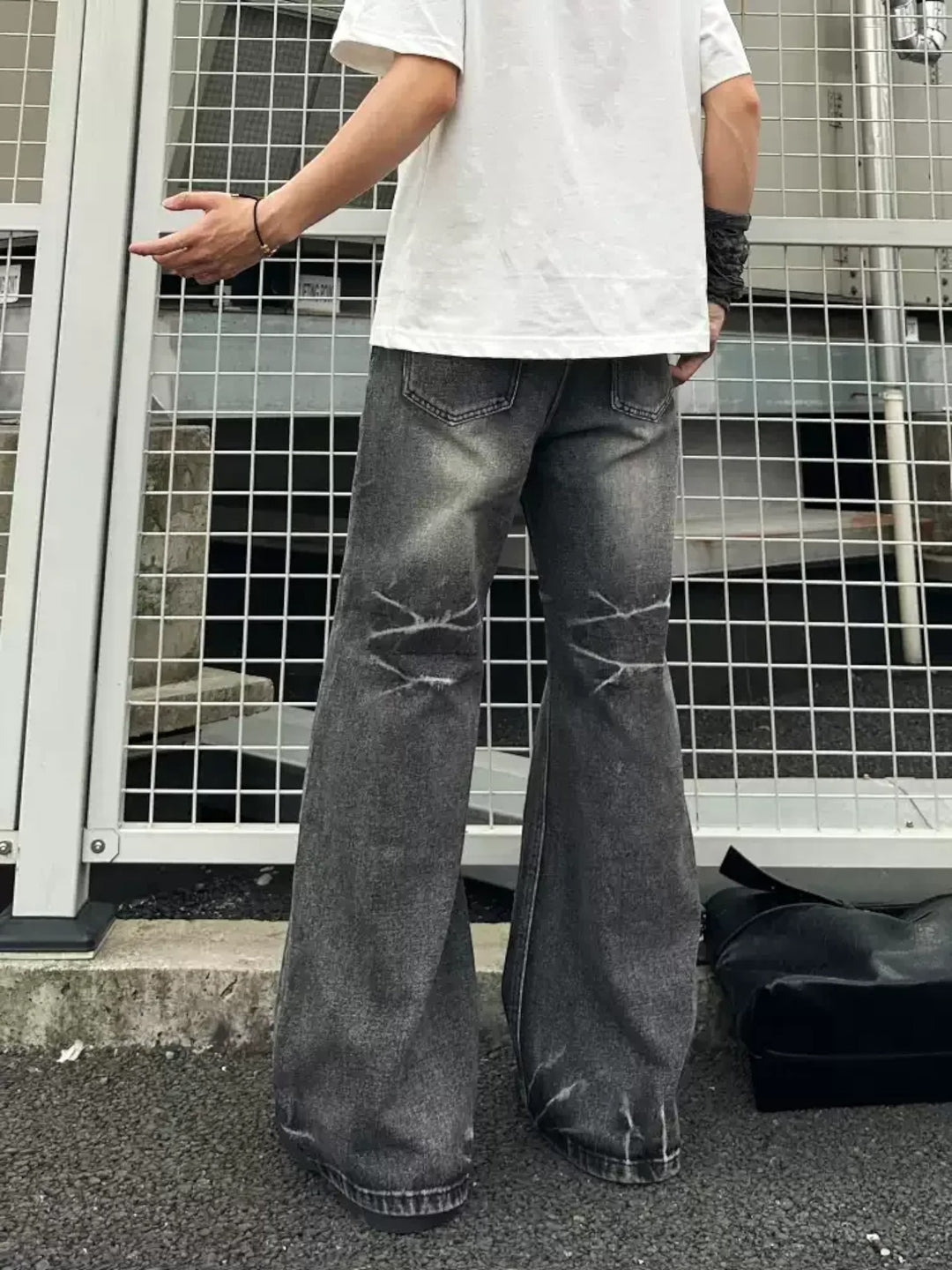 VINTAGE LIGHTNING STRAIGHT FLARE JEANS ST5151