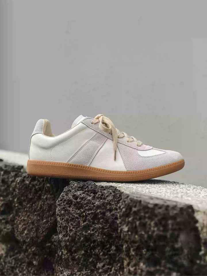 Genuine Leather Retro Trainers ST5170