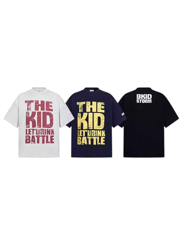 [KINDD] VINTAGE GRAPHIC COTTON LOGO TEE st5032