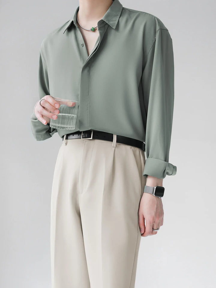 [HOHO] Simple Design Shirt st120
