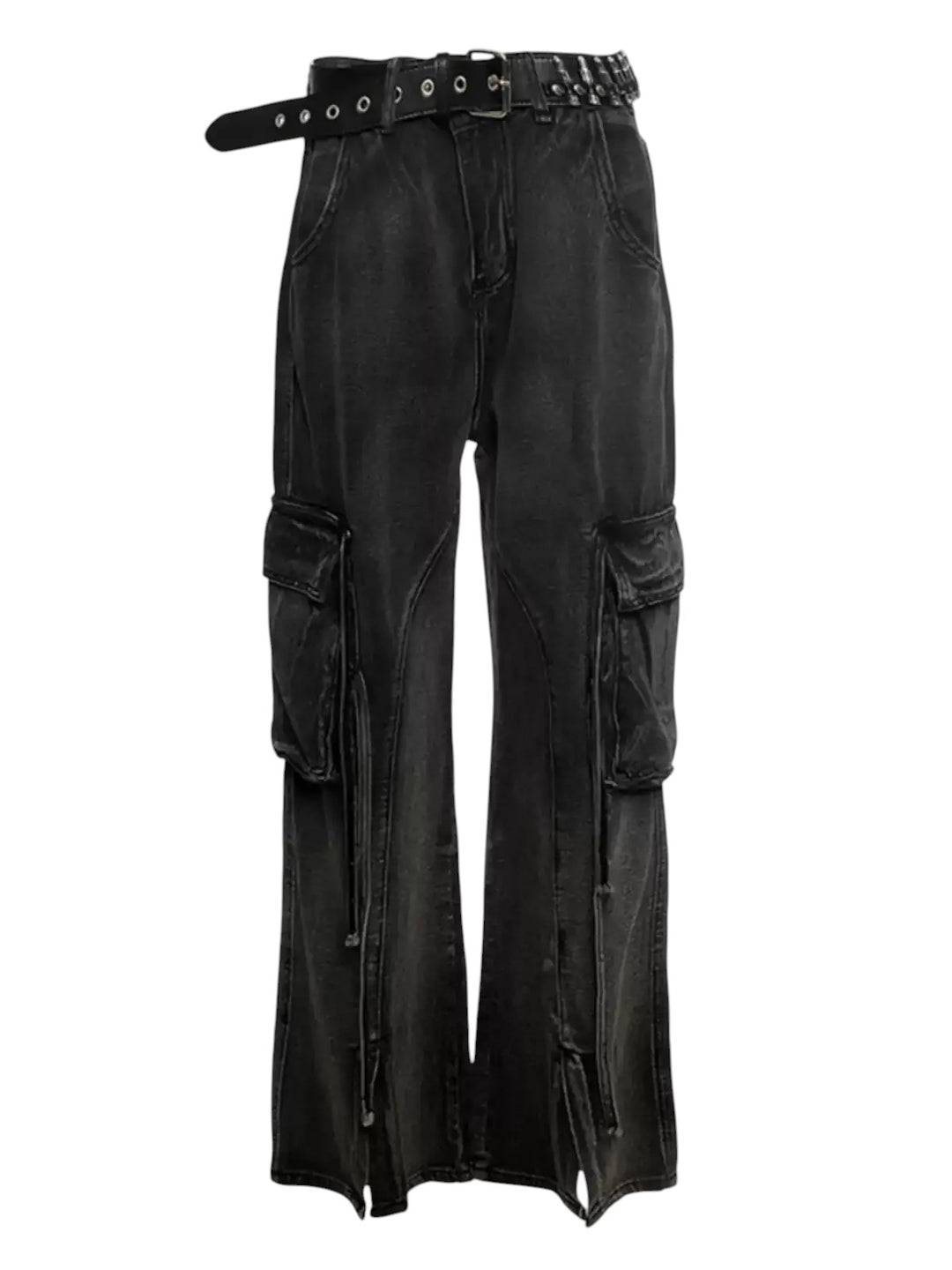 VINTAGE WIDE-LEG CARGO JEANS ST5197
