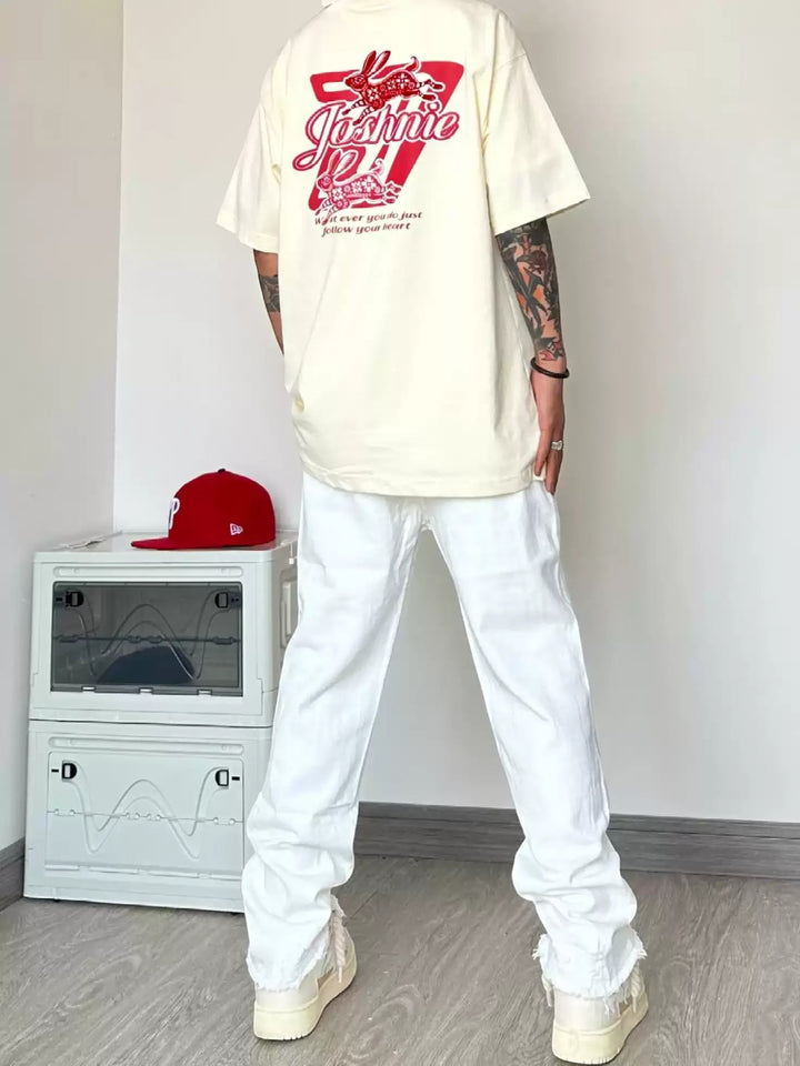 CLEANFIT DISTRESSED FLARED JEANS ST5167