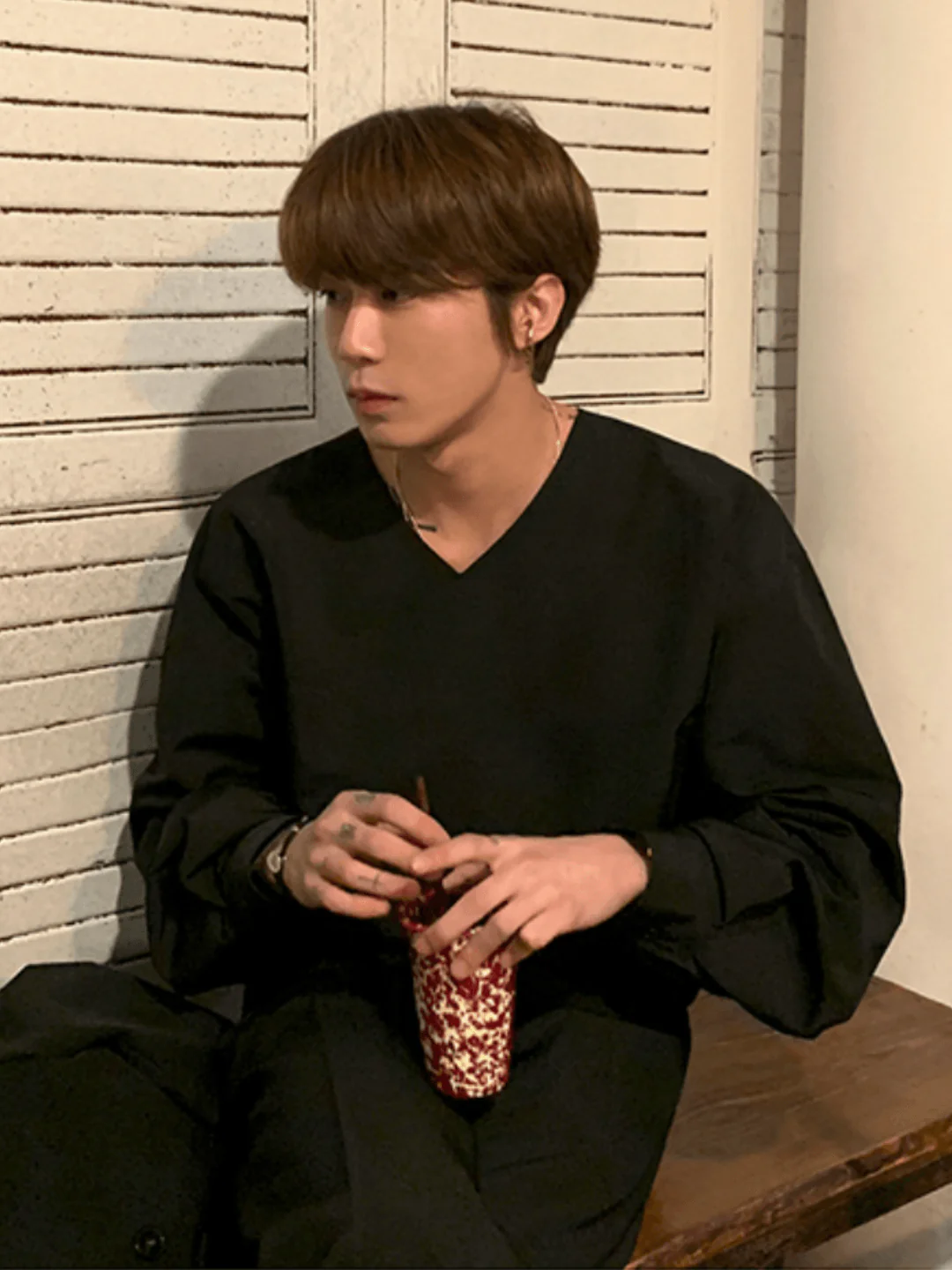[MRCYC] V Neck Simple Shirt st39