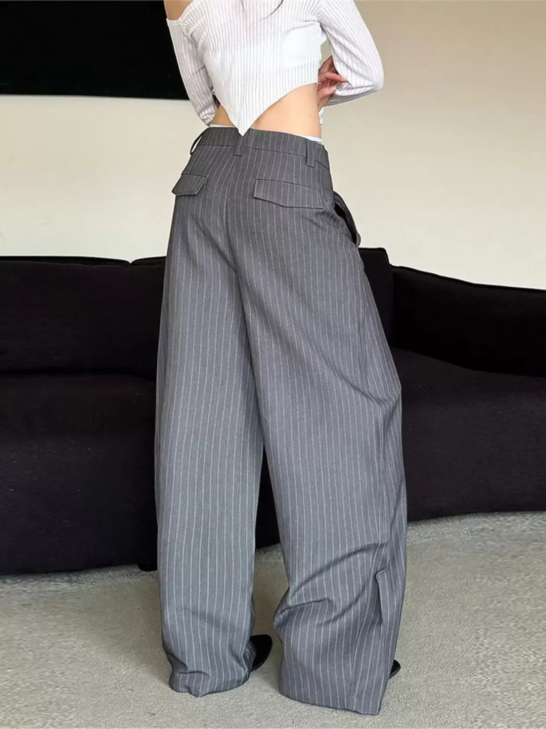SABER DRAPE TAILORED TROUSERS ST5174